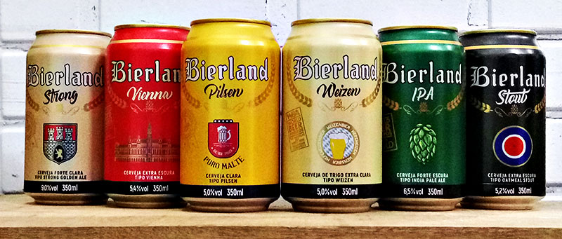 Bierland Lança Cervejas em Lata