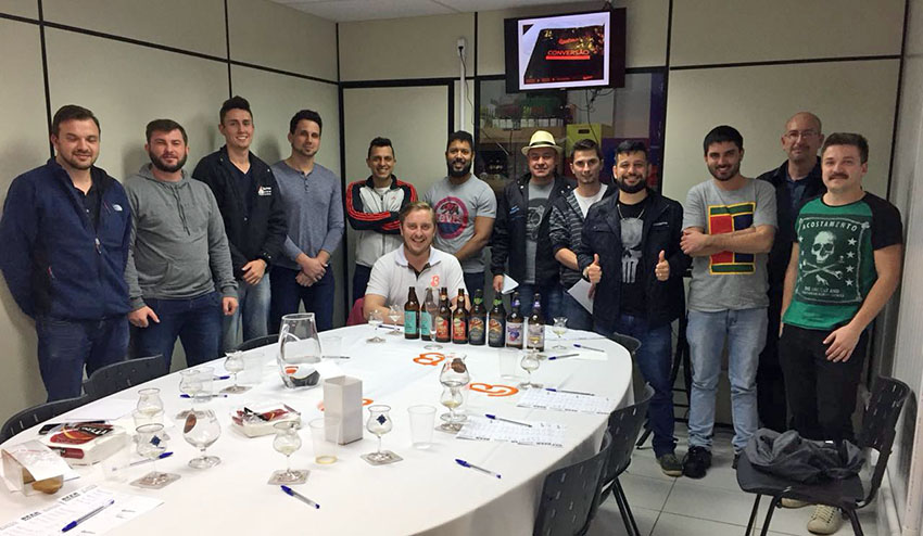 O workshop cervejeiro desta semana contou com a presença de um timaço